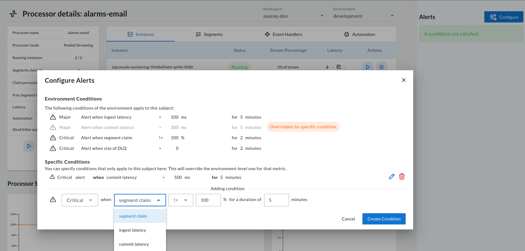 Screenshot of a specific resource with the Configure button in the top right corner