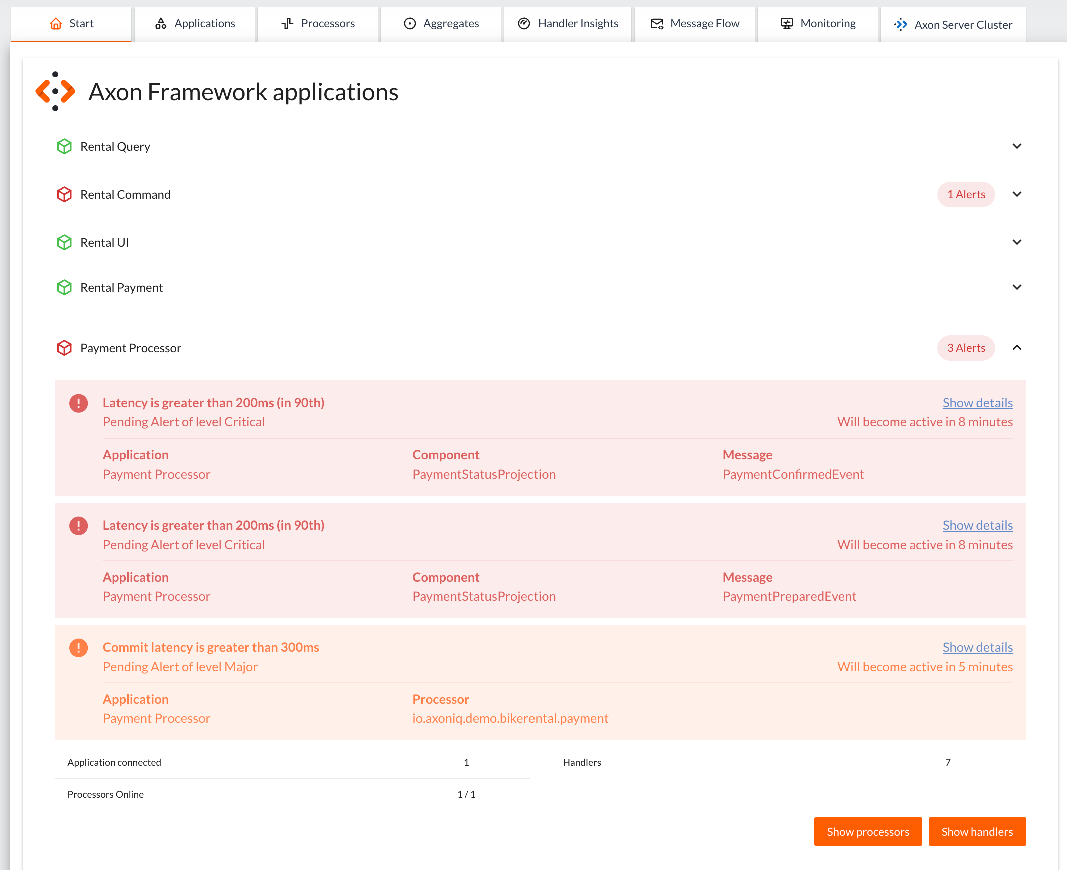 ac issues start payment high latency